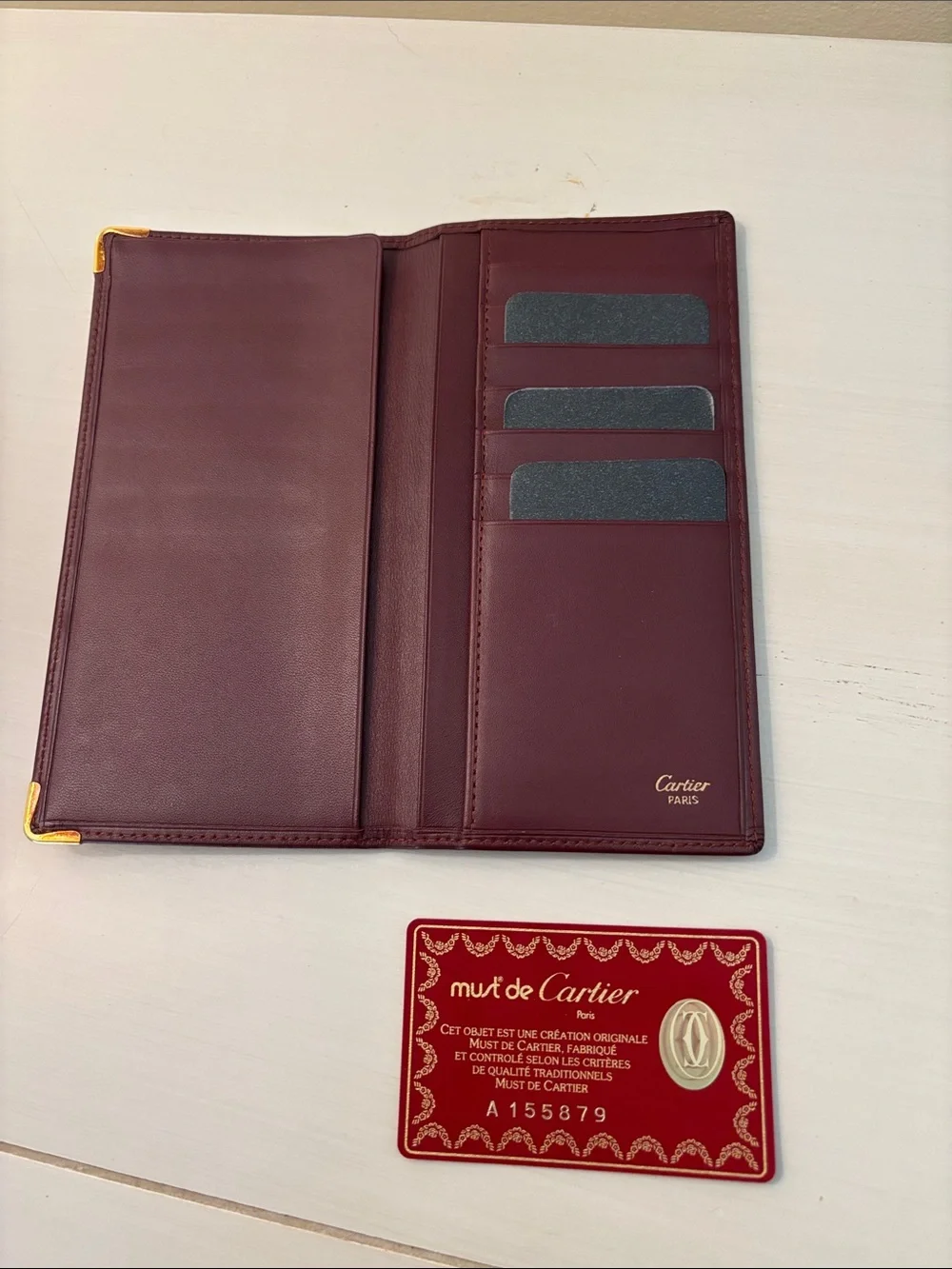 CARTIER VINTAGE LONG WALLET